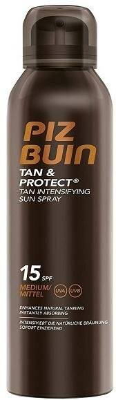 Piz Buin Tan & Protect Intens. Sun Spray SPF15 Medium 150ml