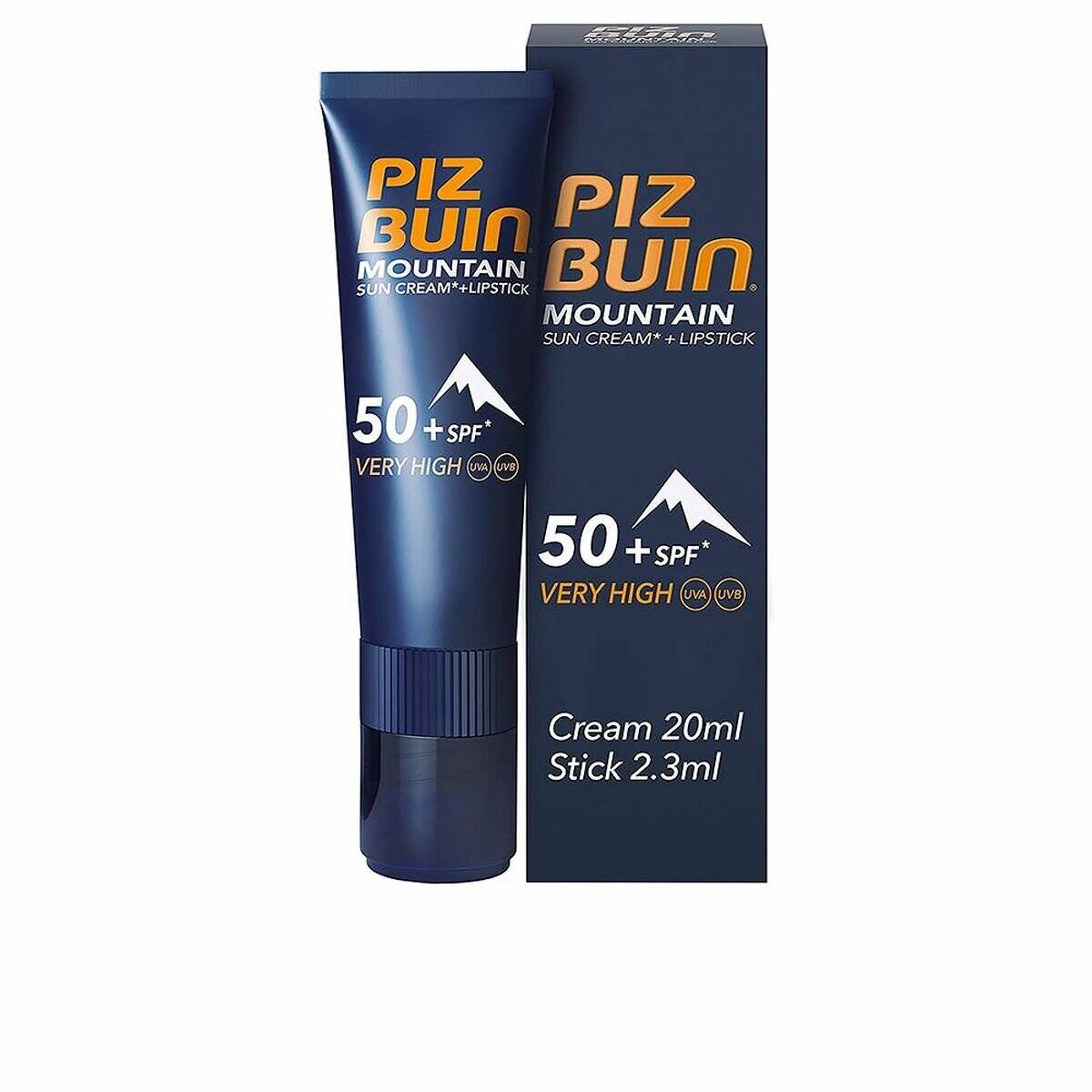 Piz Buin Kombi-Sonnenschutz Creme+Stift Mountain LSF50, 20 ml