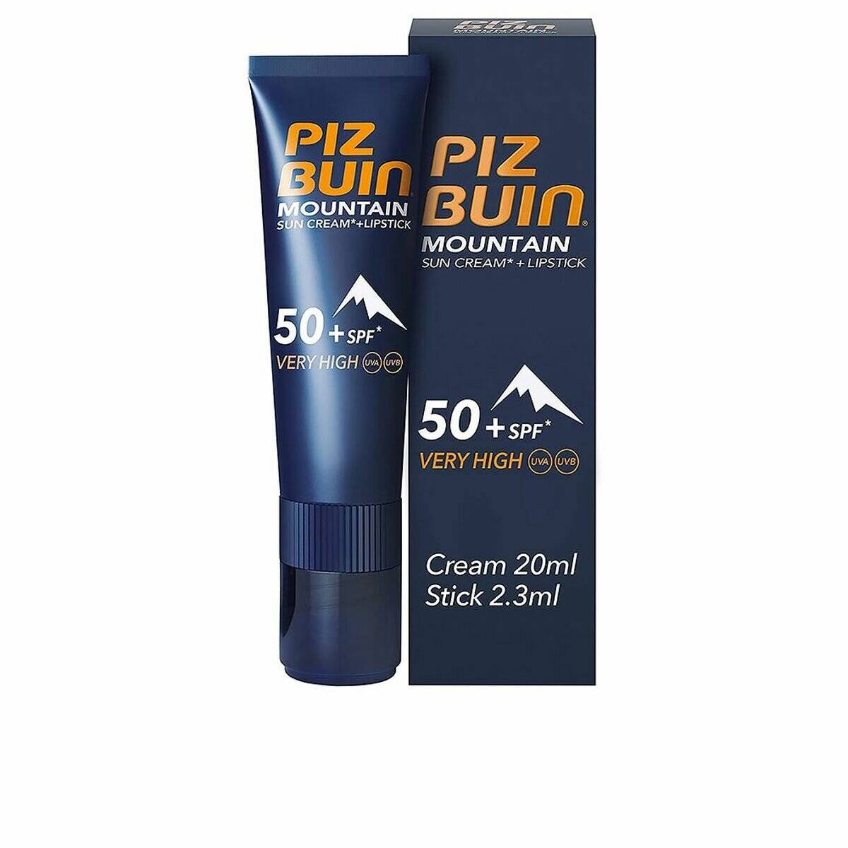 Piz Buin Kombi-Sonnenschutz Creme+Stift Mountain LSF50, 20 ml