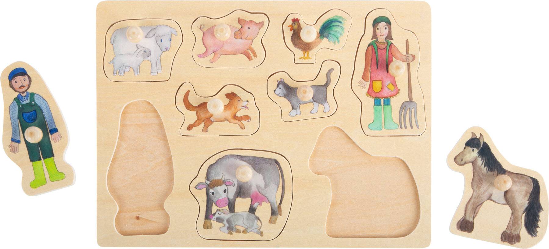 Setzpuzzle Bauernhof & Landleben