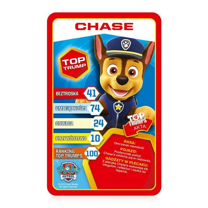 Paw Patrol - Top Trumps Card Game
