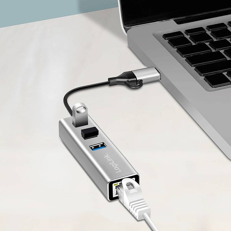 LOGILINK USB3.2 Hub UA0440 4-Port silber
