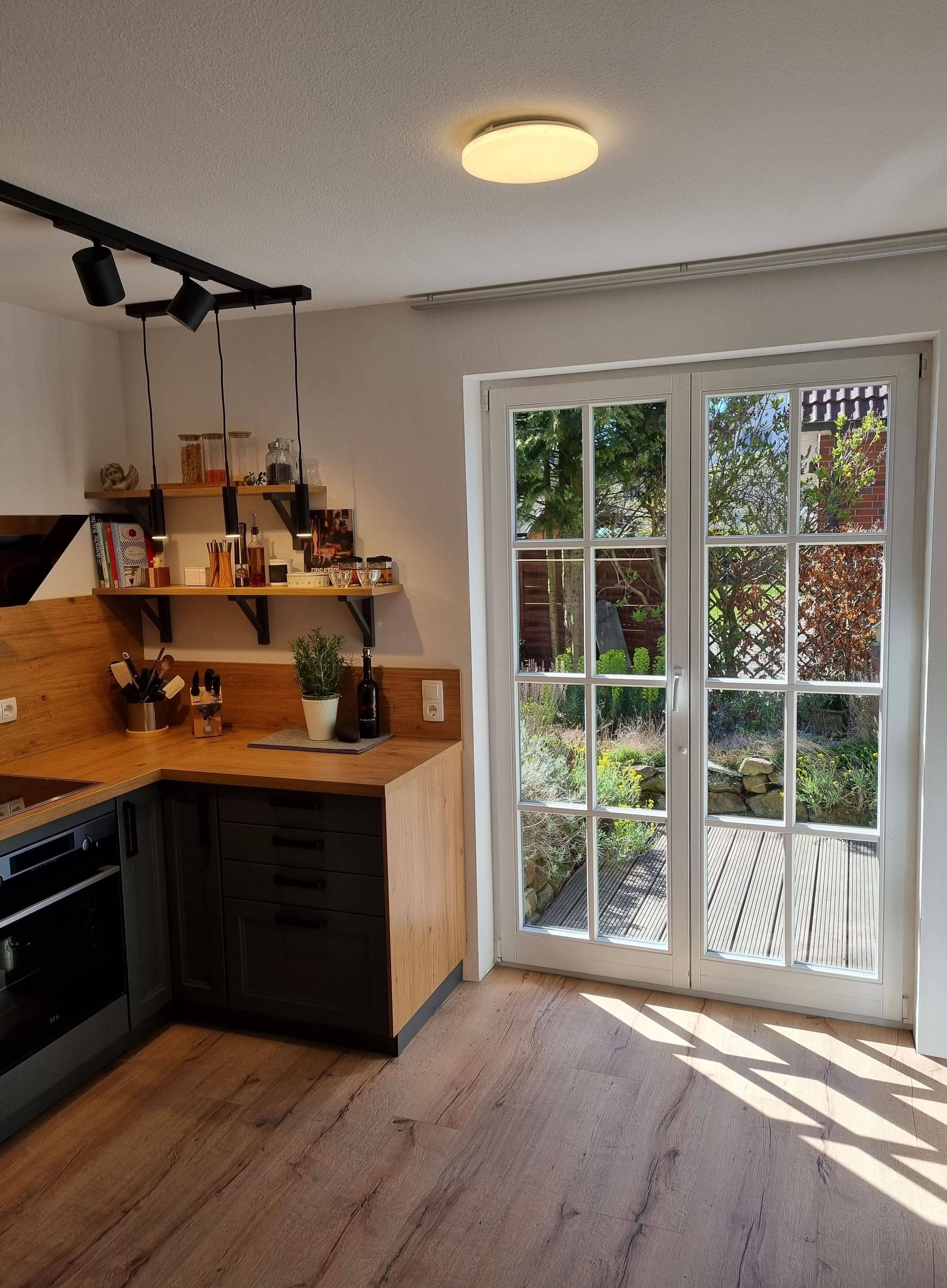 BLULAXA LED Wand-Deckenleuchte Promina-S, Sternenhimmel, 12 W,4000 K, 1200 lm, IP20, neutralweiß