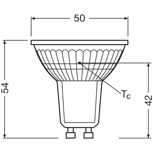 OSRAM LED-Reflektorlampe, GU10, 2,5 W, 4000 K, EEK: A, 450 lm, neutralweiß OSRAM LED-Reflektorlampe, GU10, 2,5 W, 4000 K, EEK: A, 450 lm, neutralweiß