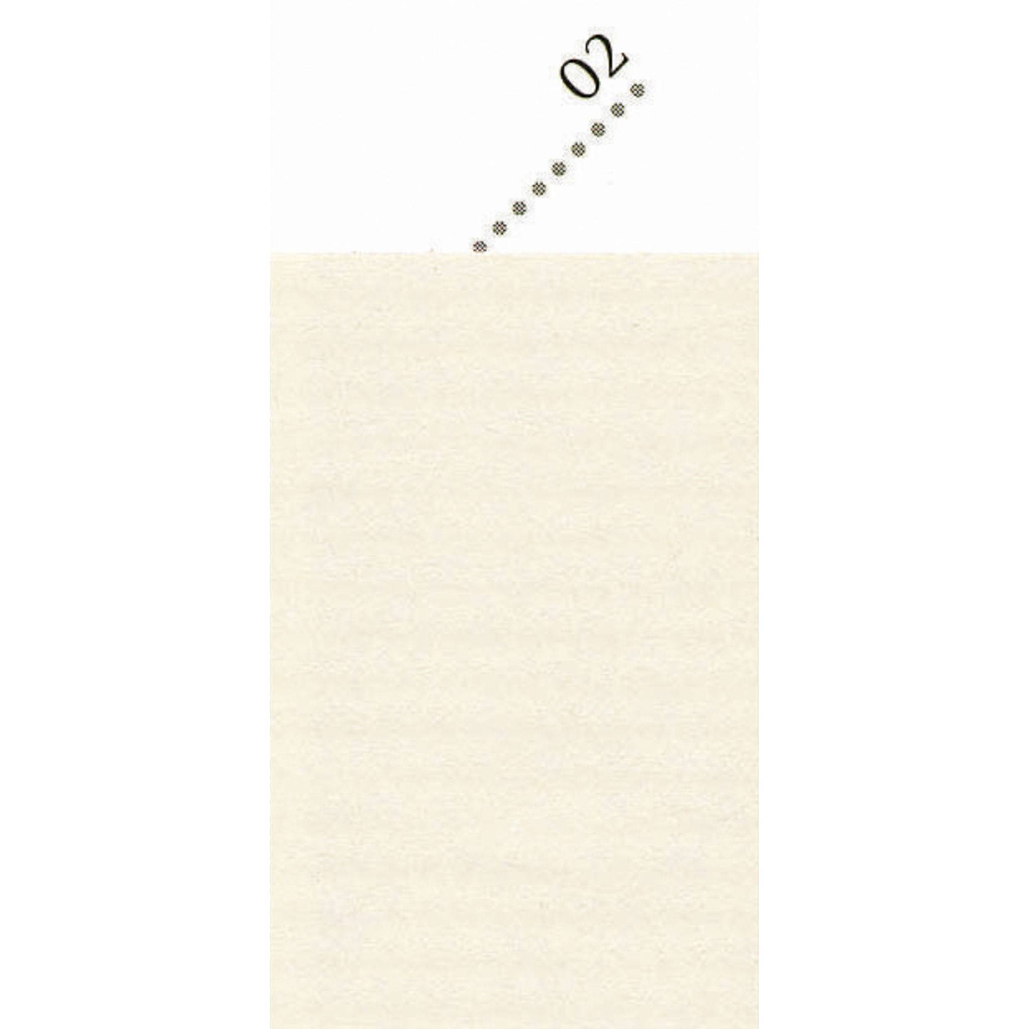 Clairefontaine 10x Farbiges gerilltes Kraftpapier Rolle 3x0,70m Elfenbein 95702C