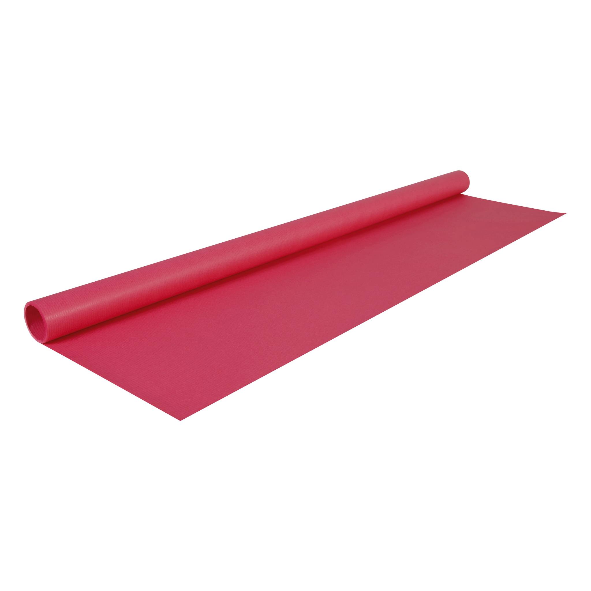 Clairefontaine 10x Farbiges gerilltes Kraftpapier Rolle 3x0,70m Opernrot 95708C