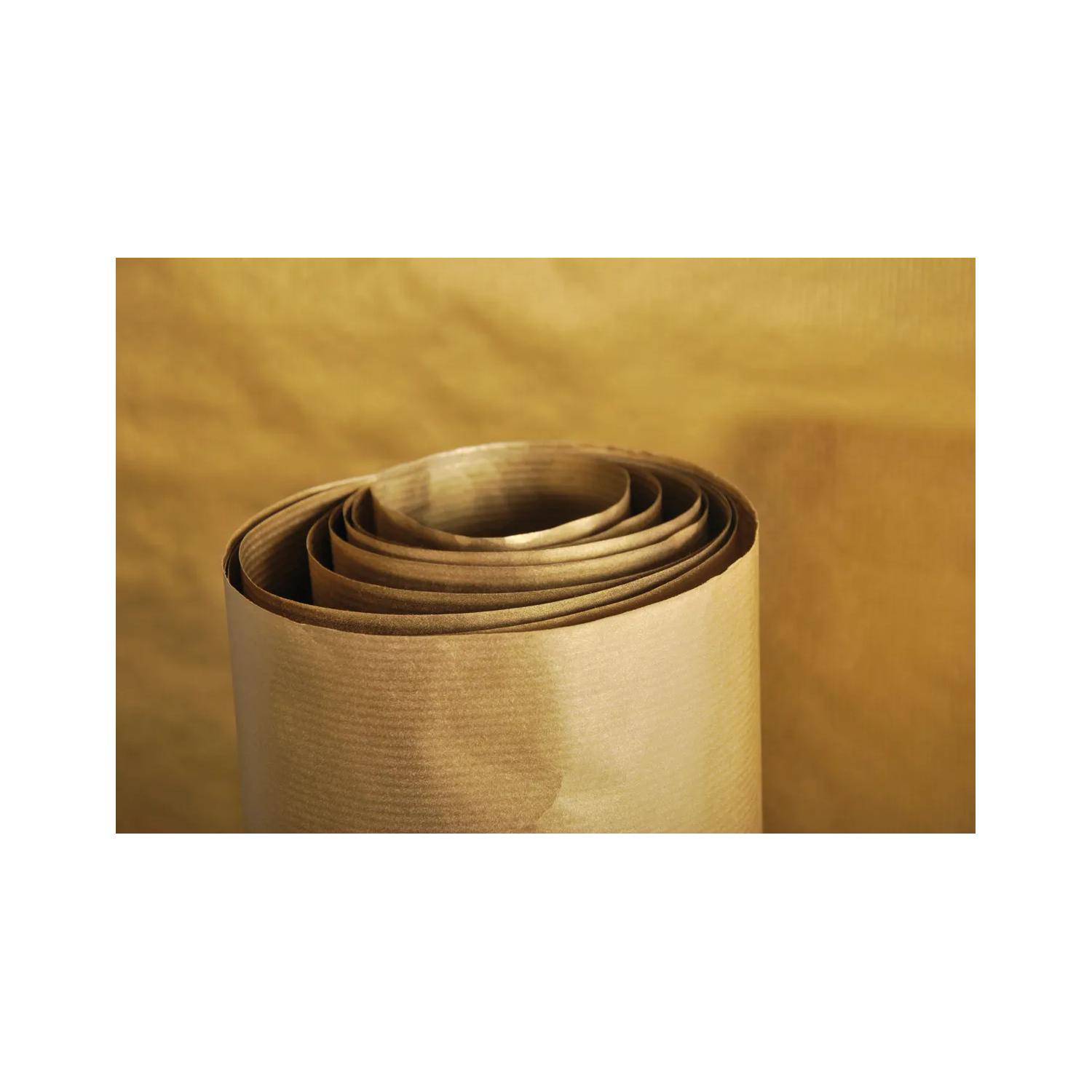 Clairefontaine 10x Farbiges, gerilltes Kraftpapier, Rolle 10x0,70m Gold 95775C