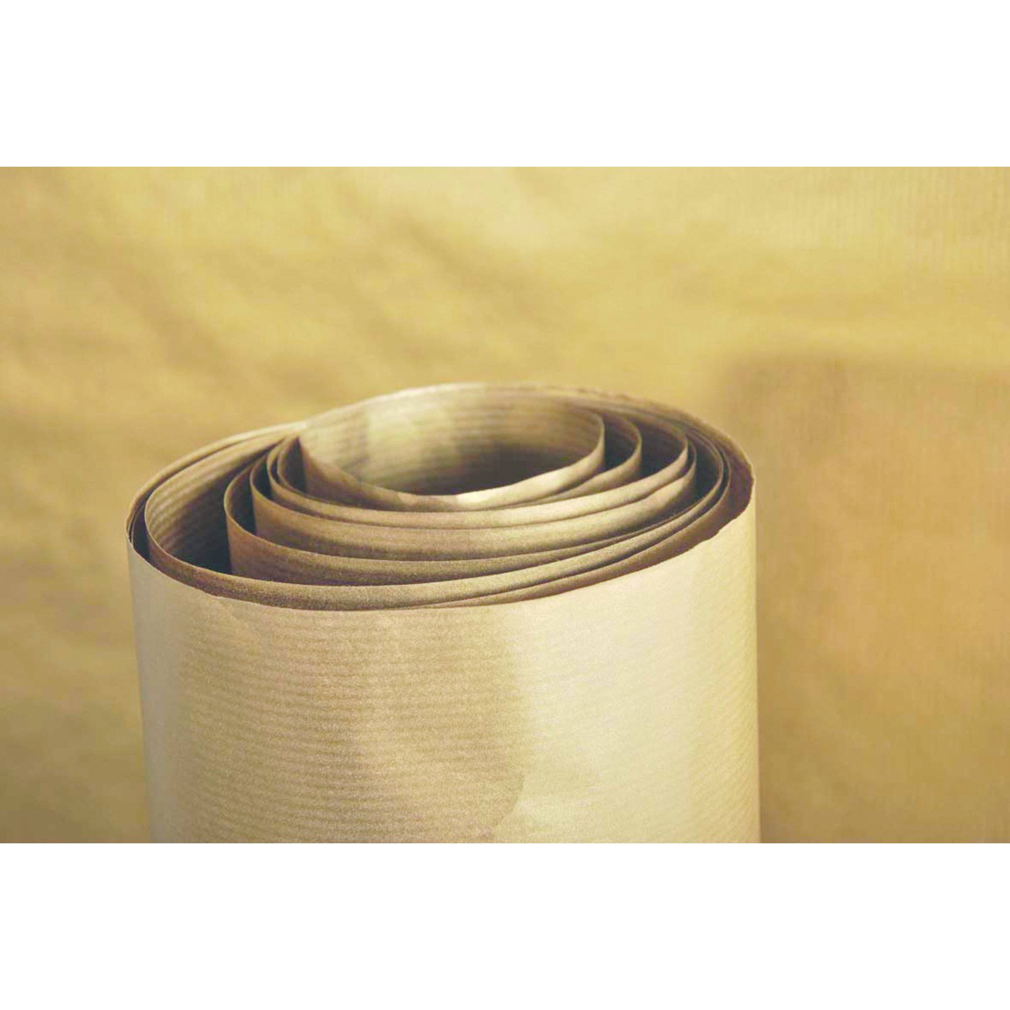 Clairefontaine 10x Farbiges, gerilltes Kraftpapier, Rolle 10x0,70m Gold 95775C