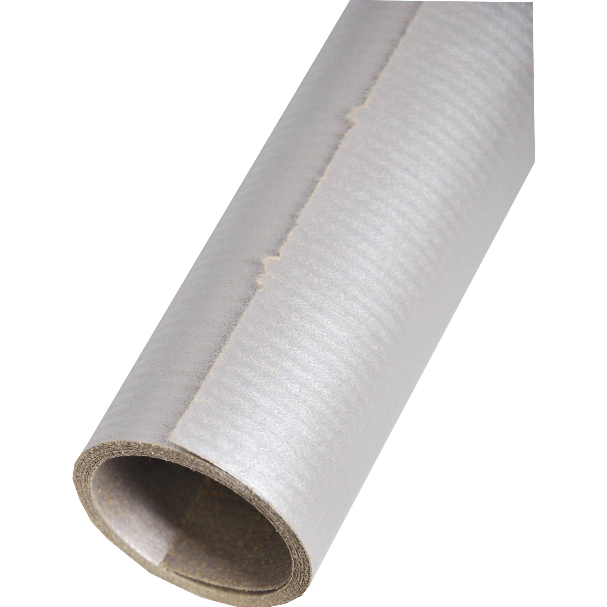 Clairefontaine 10x Farbiges gerilltes Kraftpapier Rolle 10x0,70m Silber 95776C