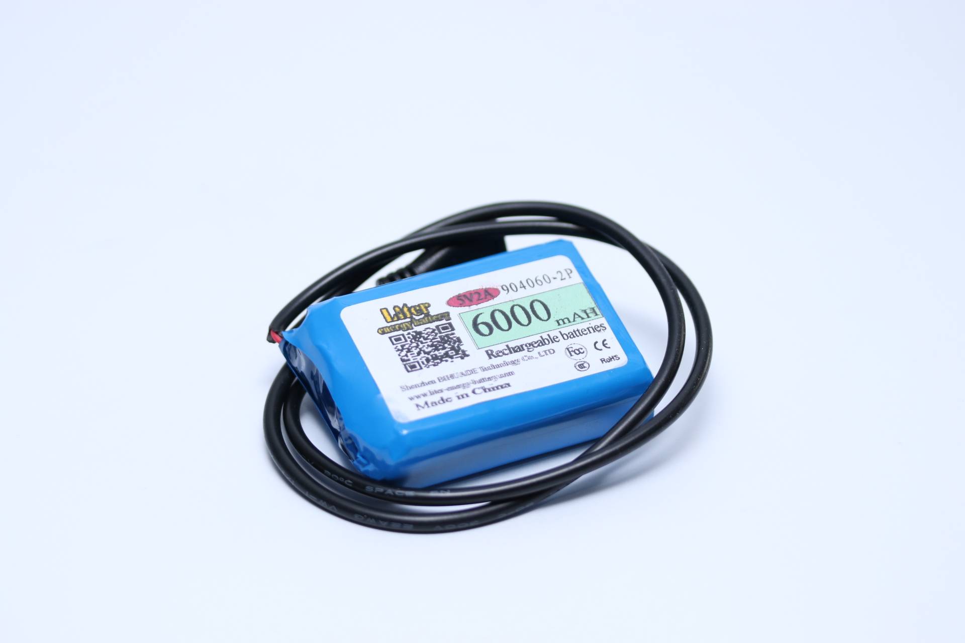 Ersatzakku - Liter Energy Battery 904060-2P - 3,7 Volt 6000mAh - anschlussfertig