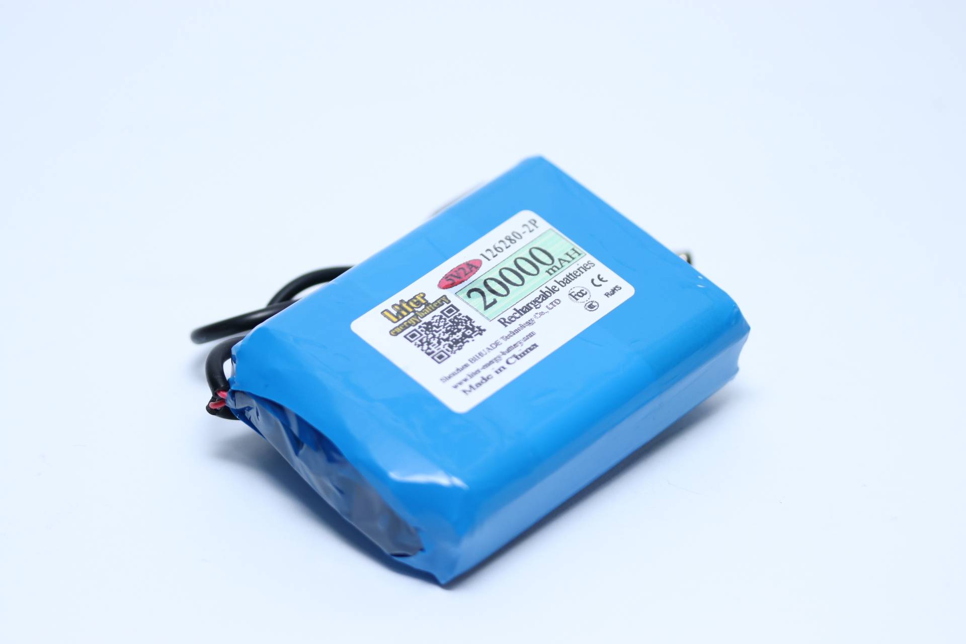 Ersatzakku - Liter Energy Battery 126280-2P - 3,7 Volt 20000mAh - anschlussfertig