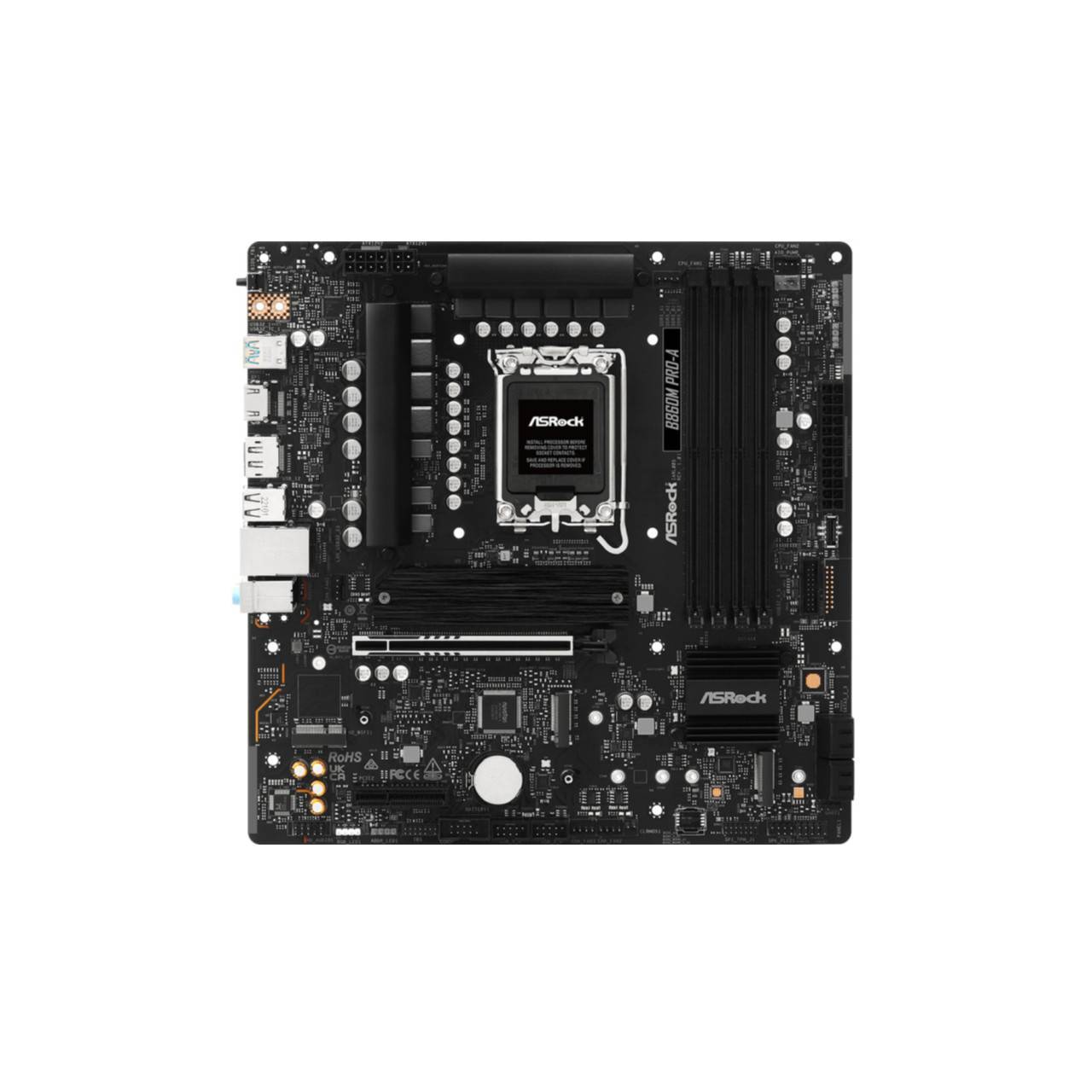 ASRock B860M Pro-A 1851 mATX HDMI/DP DDR5 Multimedia-Technik Mainboards INTEL