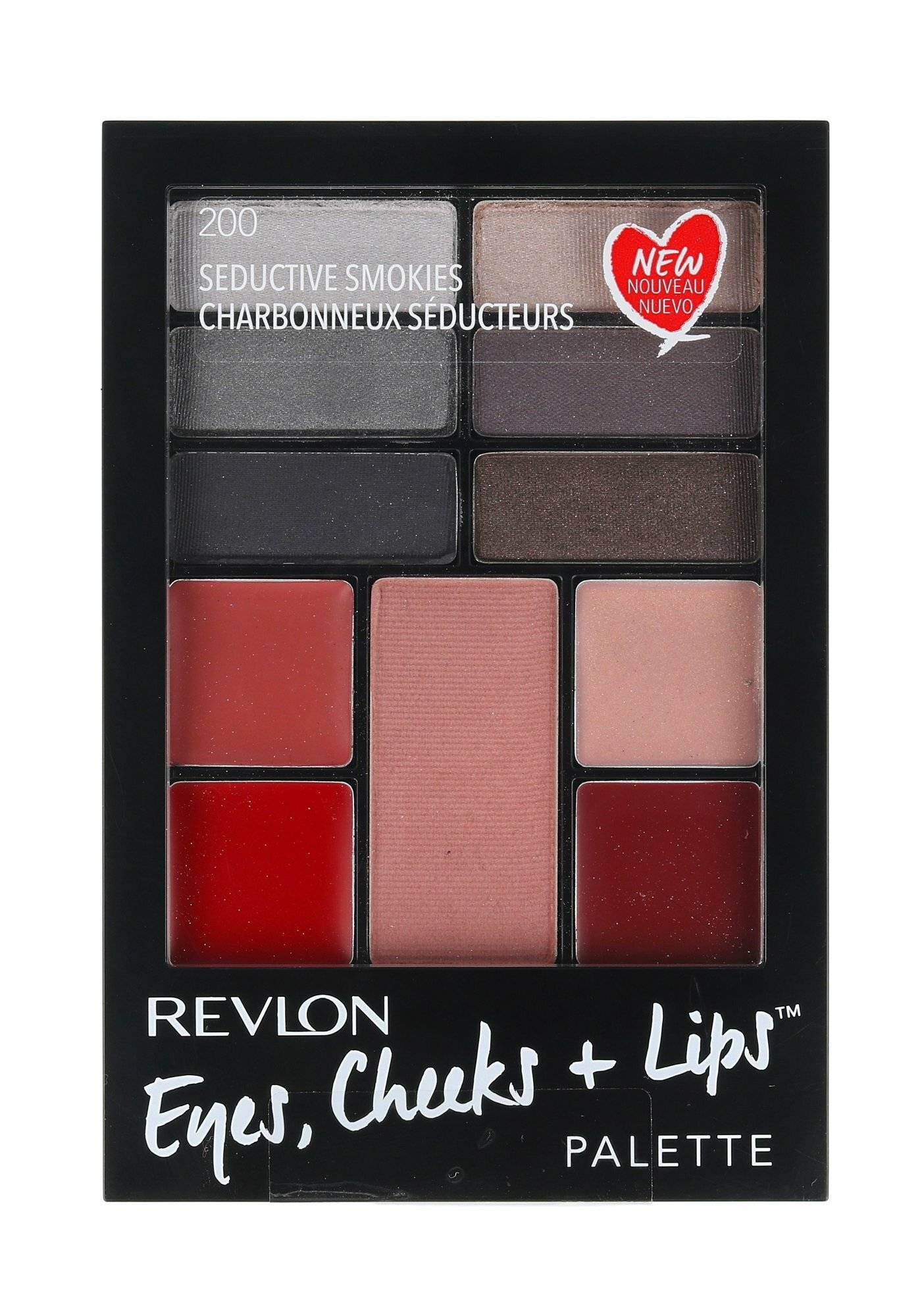 Revlon Eyes Cheeks Lips Palette 200 Seductive Smokies