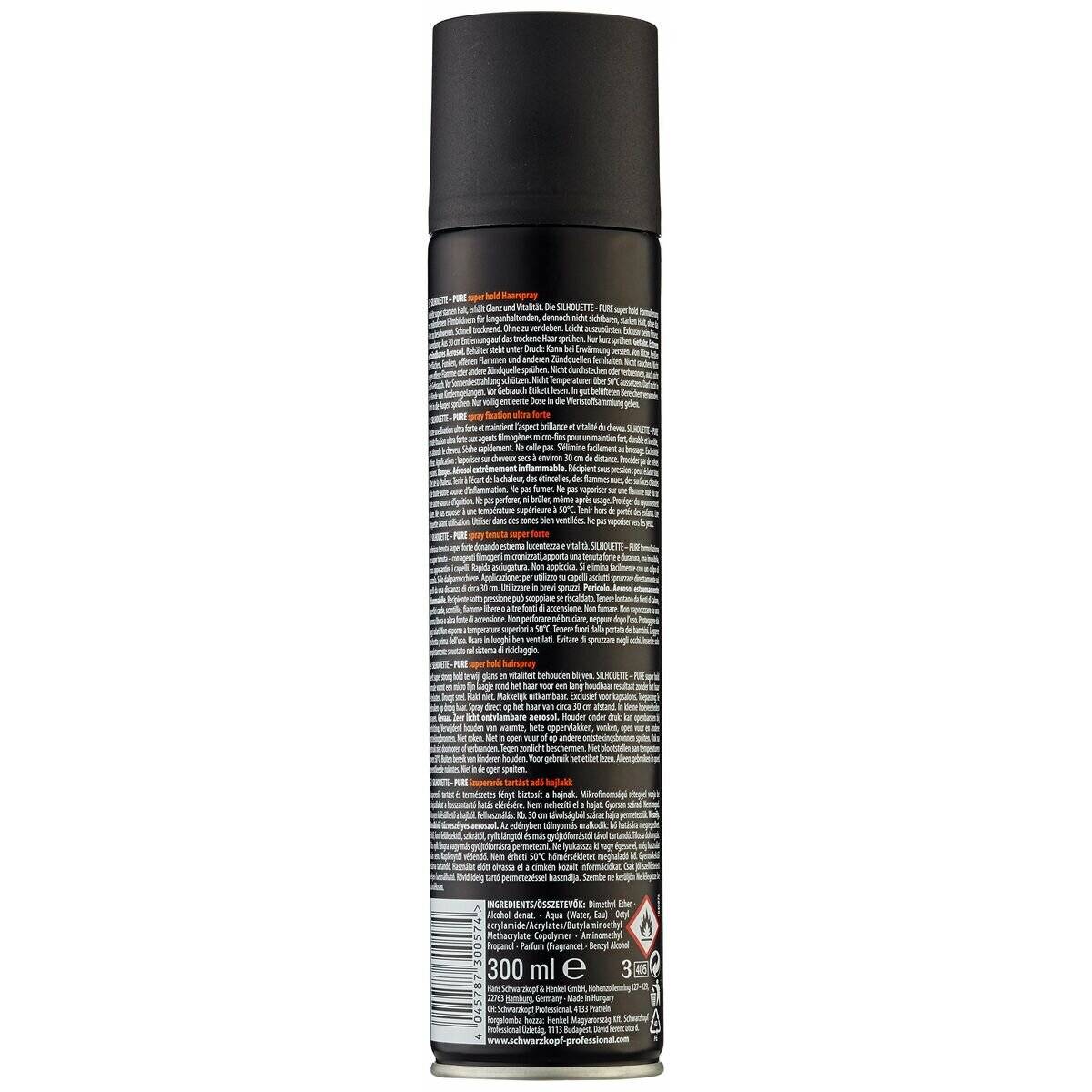 Silhouette Super Hold Hairspray