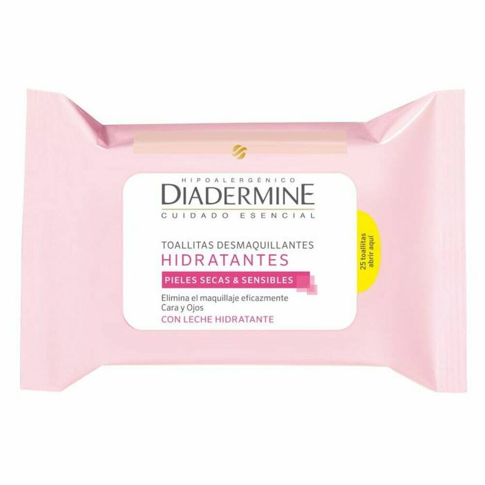 Diadermine Moisturizing Makeup Remover Wipes 25 Einheiten