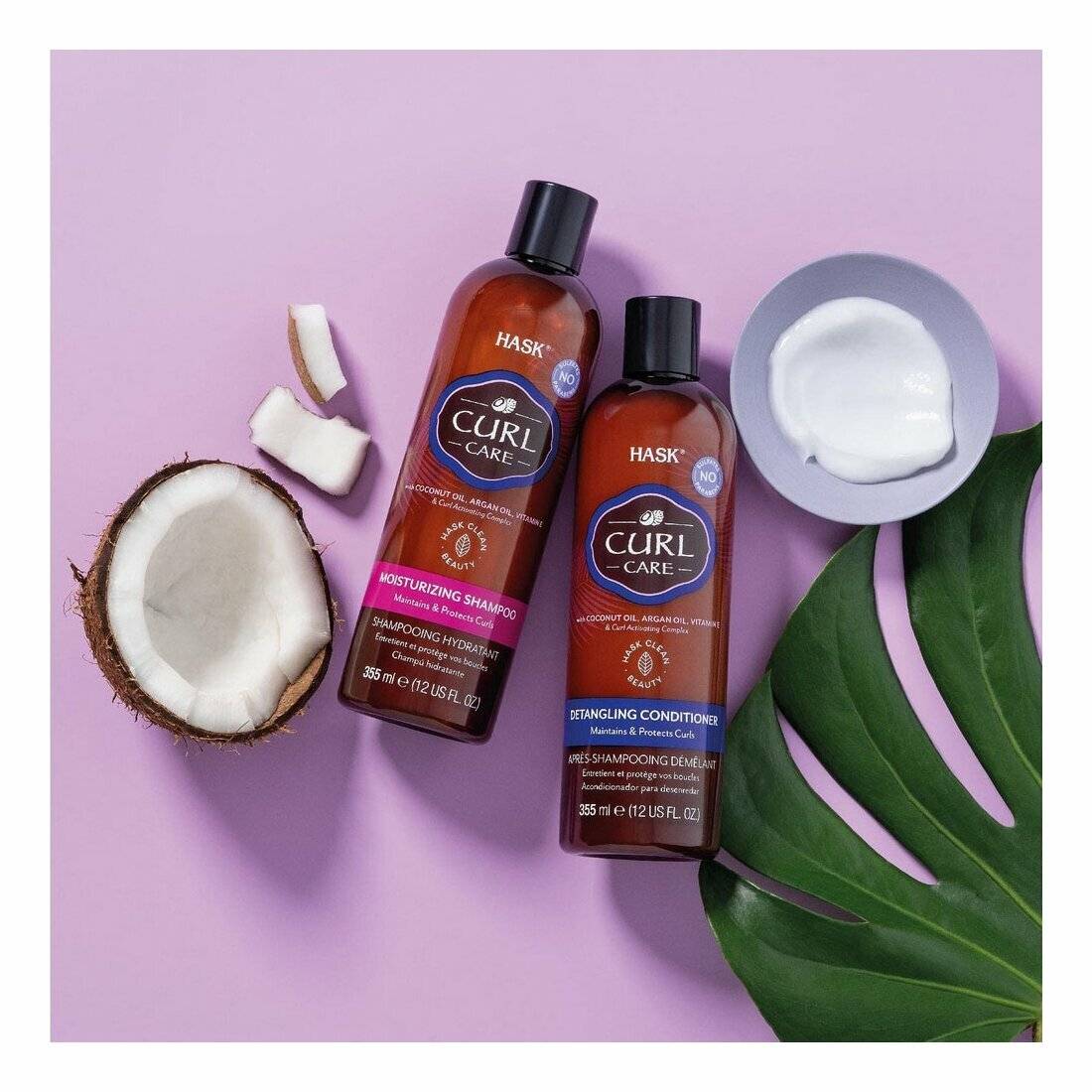 Hask Curl Care Feuchtigkeitsspendendes Shampoo 355ml