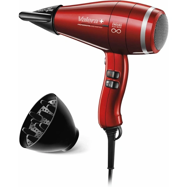 Valera Swiss Power4ever professioneller Ionen-Haartrockner, langlebig und leistungsstark, digitaler Motor, 2400 Watt, rot, 1 Stück (1er Pack) Valera Swiss Power4ever professioneller Ionen-Haartrockner, langlebig und leistungsstark, digitaler Motor, 2400 Watt, rot, 1 Stück (1er Pack)