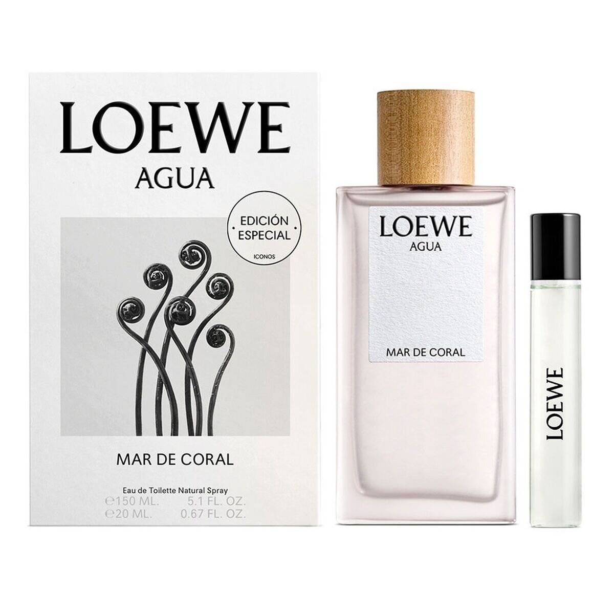 Set Agua Loewe Mar De Coral Edt 150ml Mini 20ml