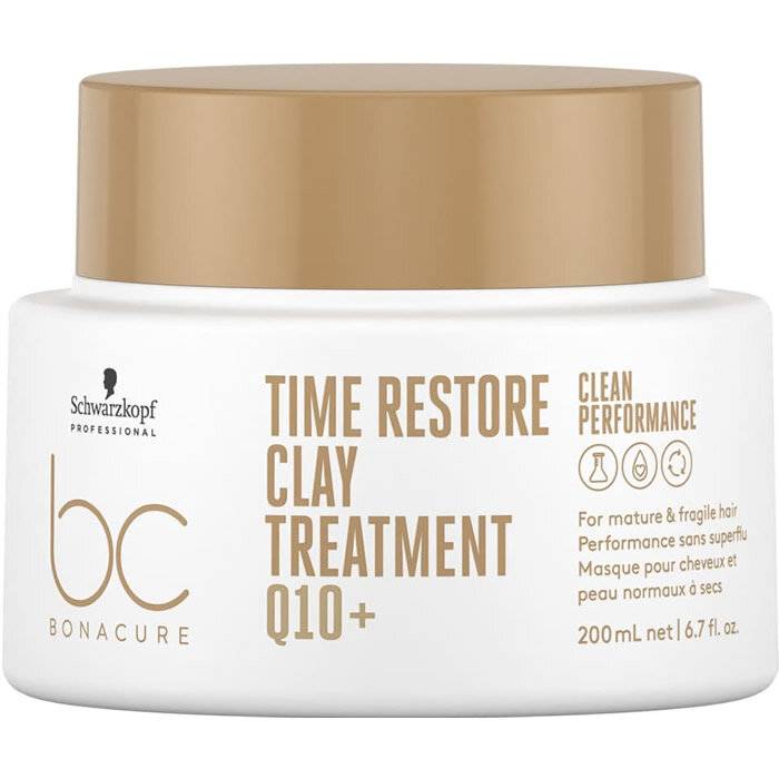 Schwarzkopf Bc Time Restore Q10 Clay Treatment 200ml