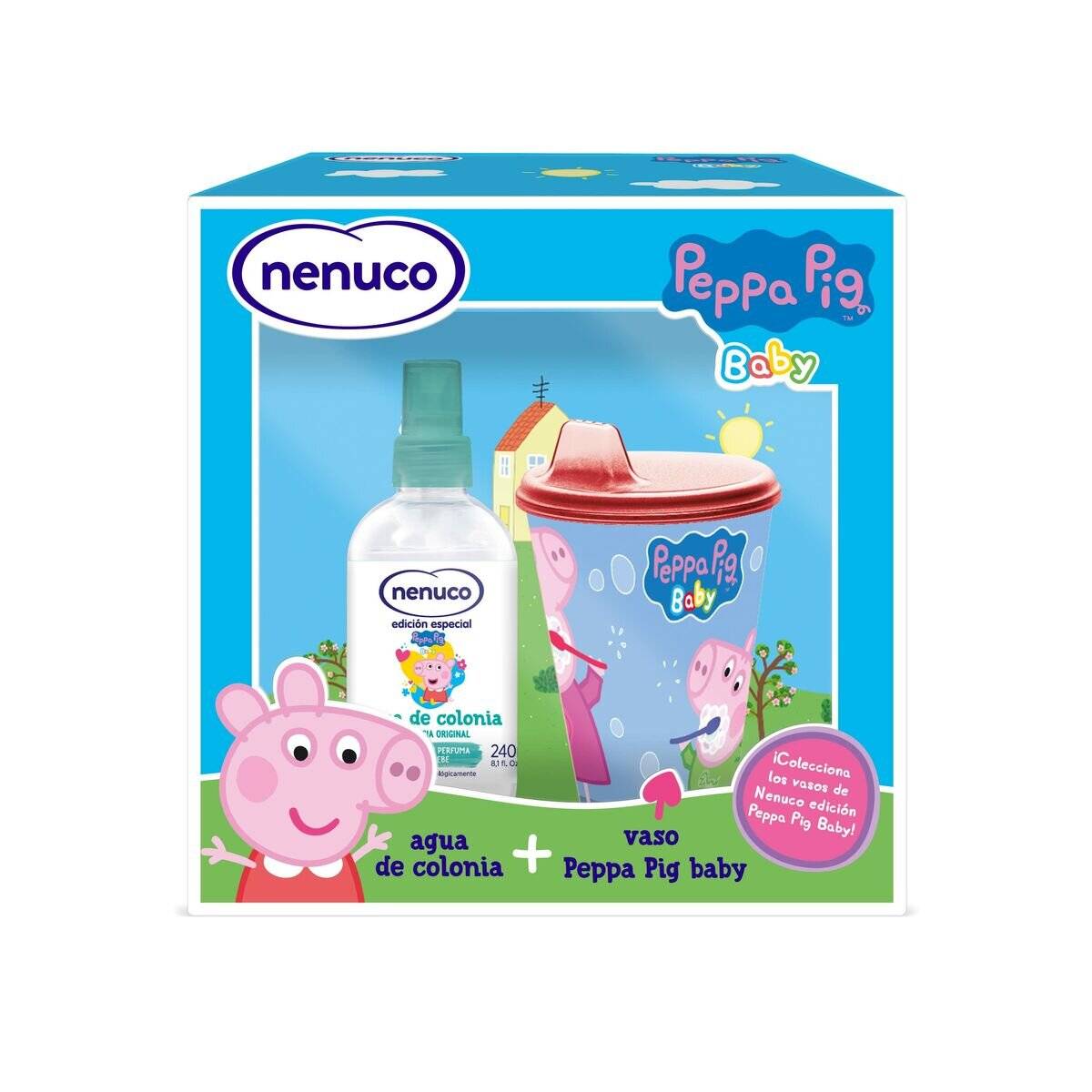 Nenuco Peppa Pig Eau De Cologne Spray 240ml Set 2 Artikel