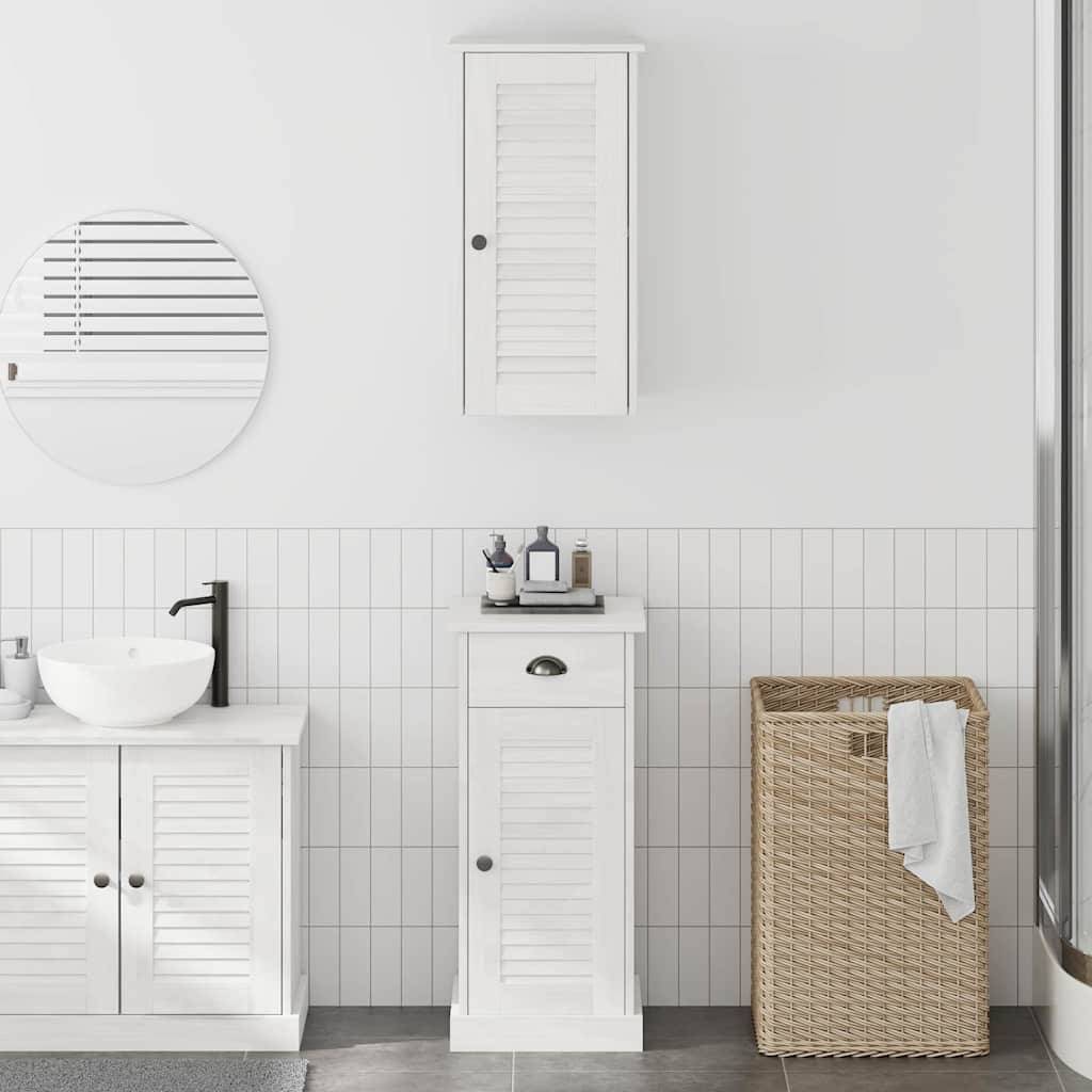 vidaXL Badezimmerschrank VIGO 2 pcs Weiß und Antikweiß 37 x 34 x 80 cm