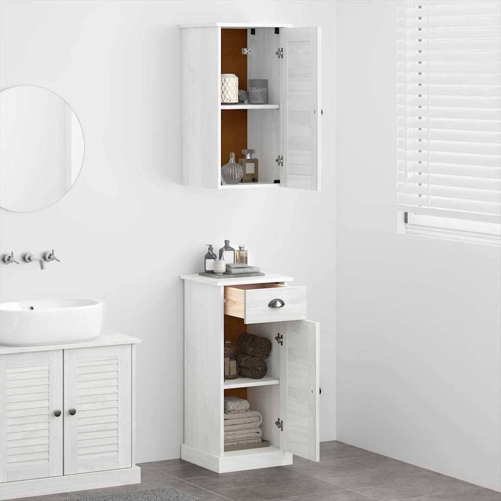 vidaXL Badezimmerschrank VIGO 2 pcs Weiß und Antikweiß 37 x 34 x 80 cm