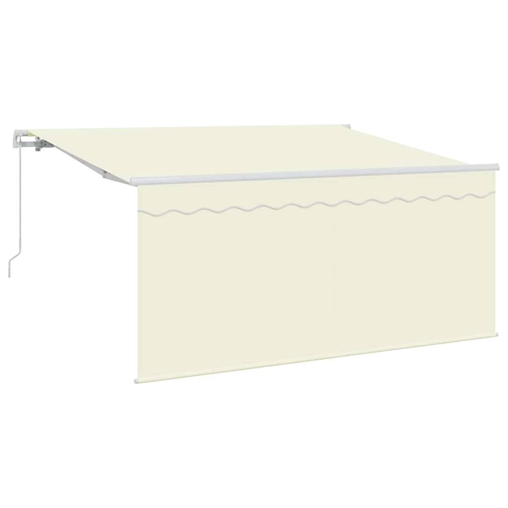vidaXL Einziehbare Markise Creme 300 x 200 cm Stoff