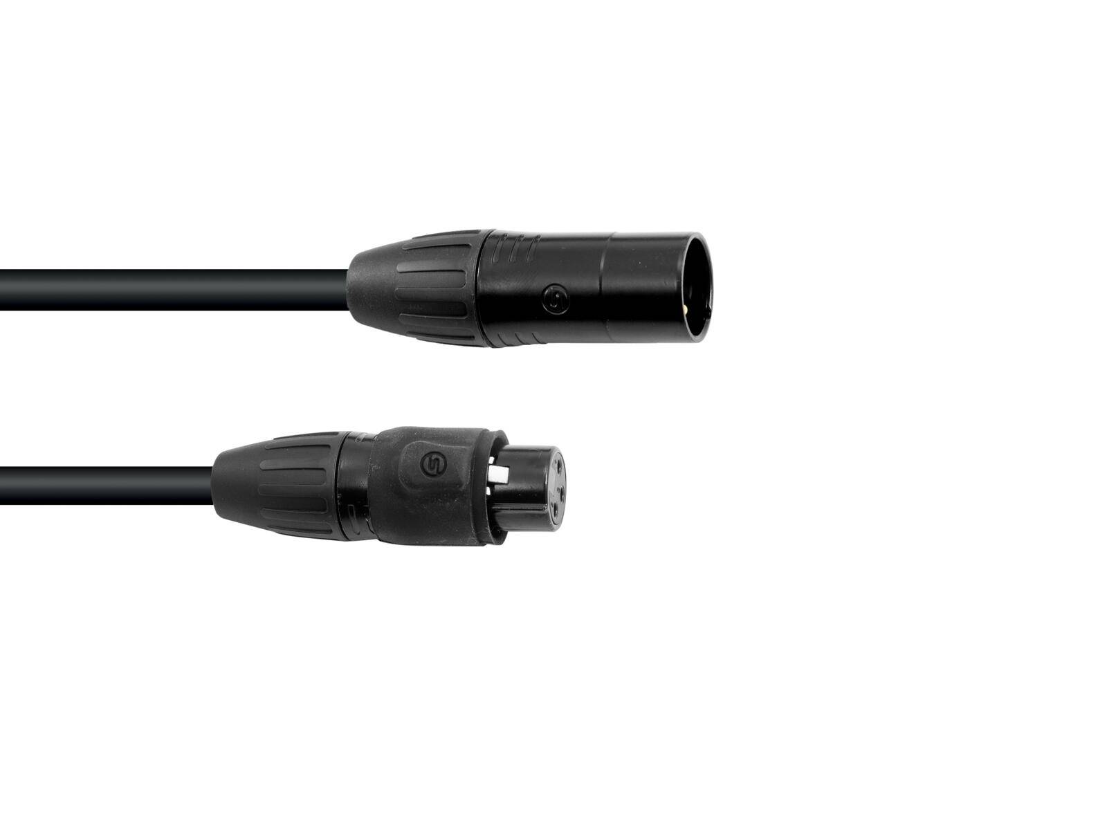 EUROLITE DMX Kabel SEC-1 IP65 3pol 10m sw