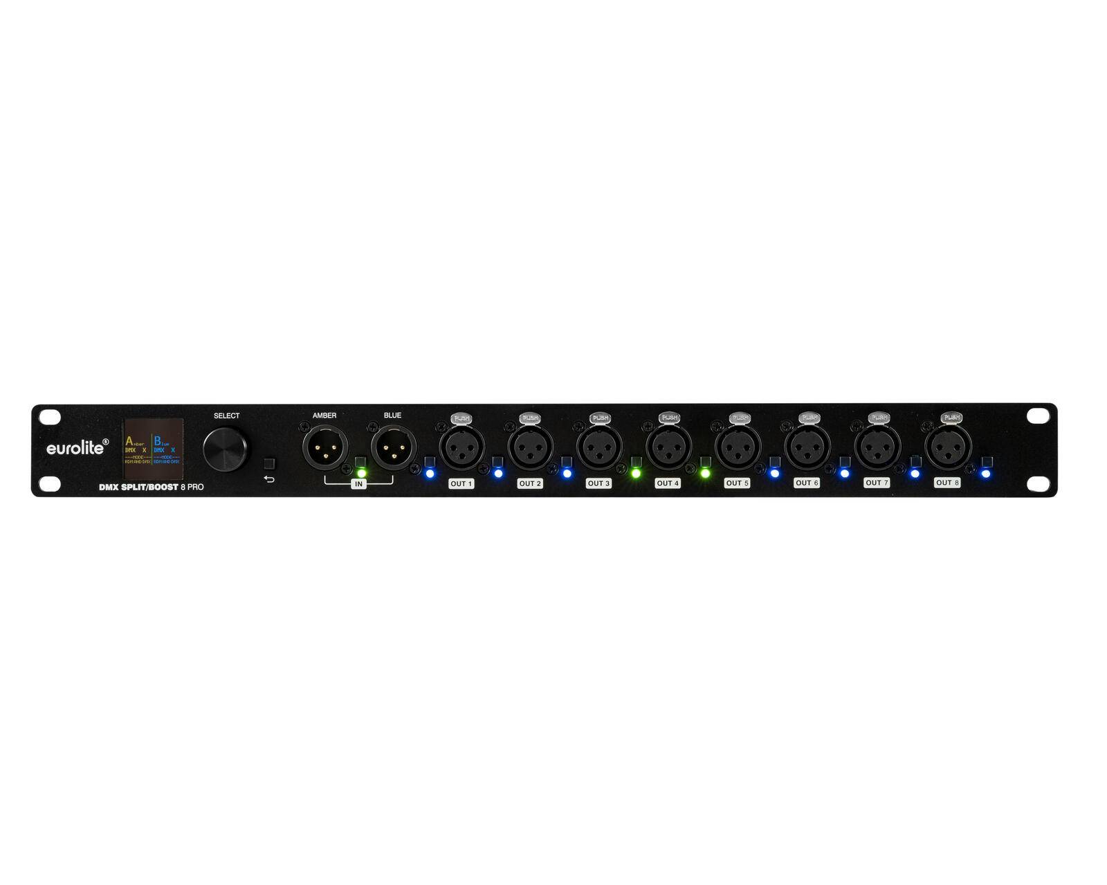 EUROLITE DMX Split/Boost 8 PRO 3pol
