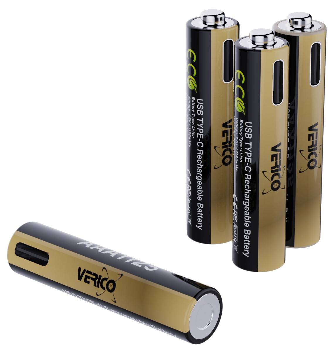 VERICO Li-Ion-Akku Loop Energy, AAA PRO, 4er Pack