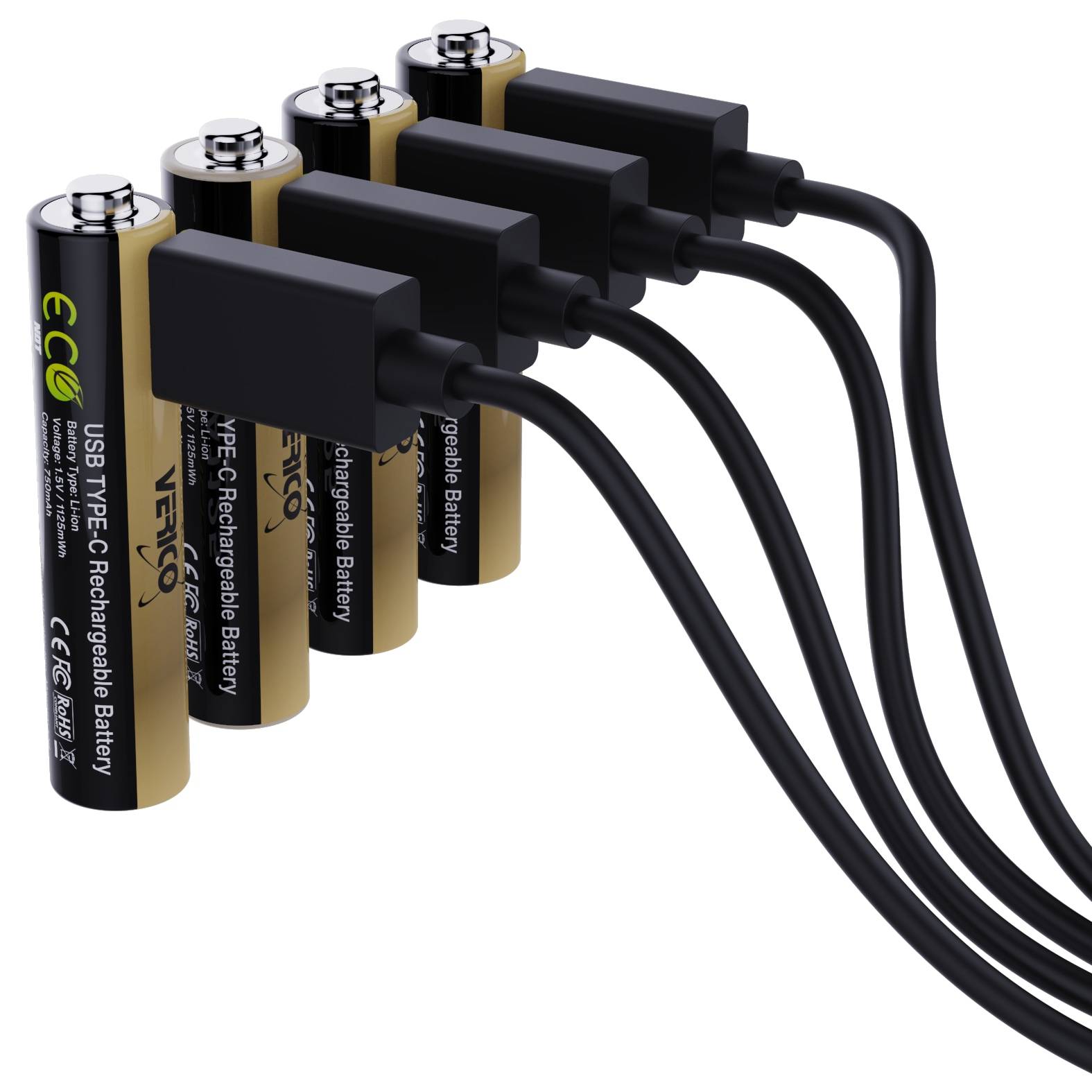 VERICO Li-Ion-Akku Loop Energy, AAA PRO, 4er Pack