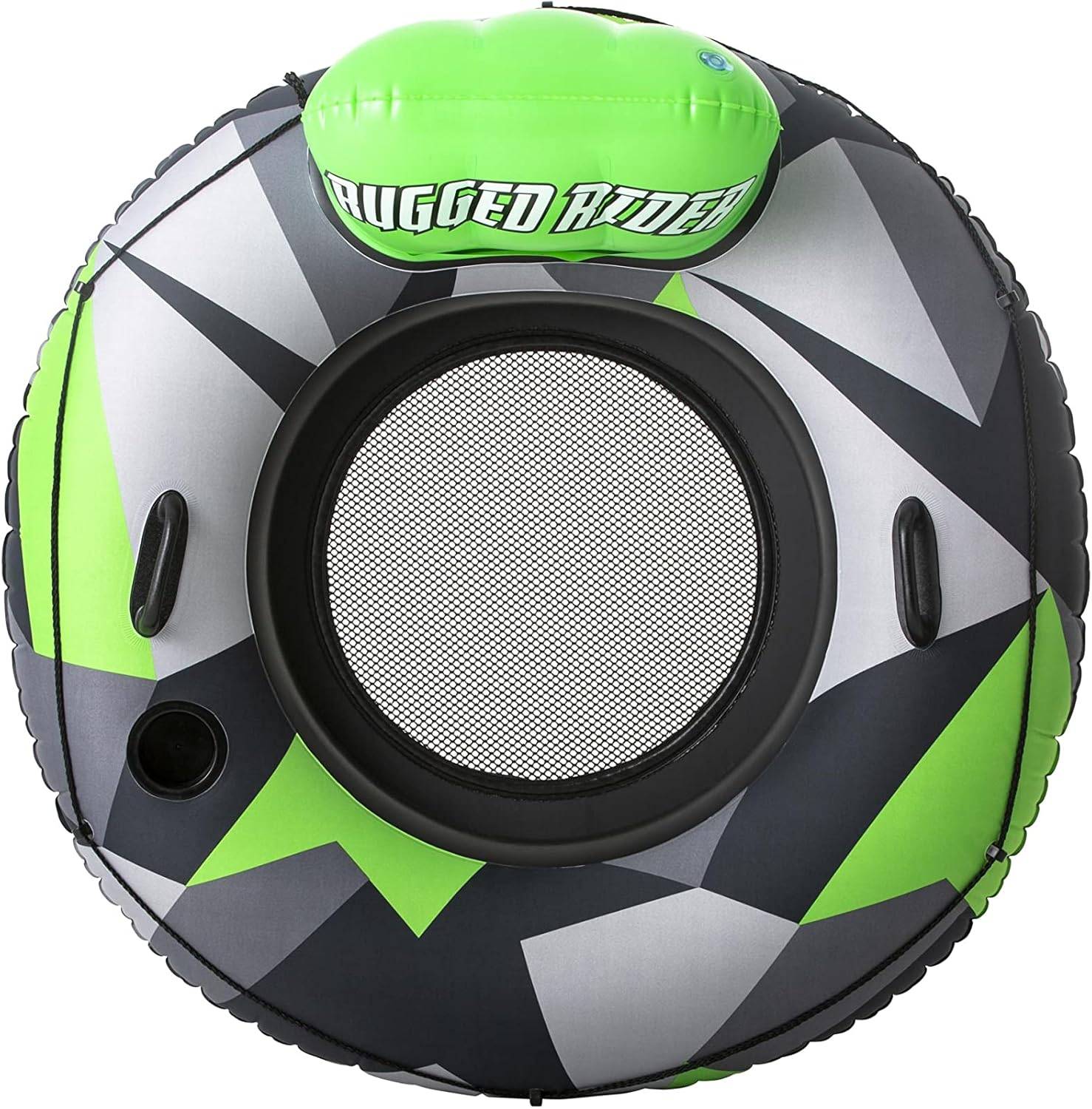 Bestway 43280 Schwimmring Rugged Rider I Ø135cm mit Lehne Getränkehalter Mesh