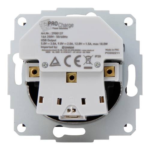 KOPP 297250007 - Schutzkontakt-Steckdose HK07 (USB A/C Anschluss | 250V | 16A) - schwarz