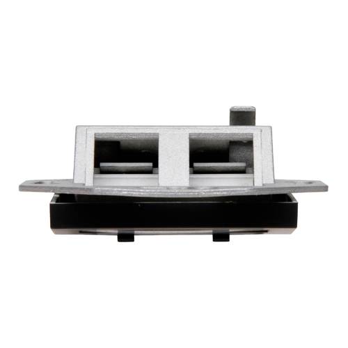 KOPP 953850004 - Keystoneaufnahme HK07 mit Abdeckung (IP44 | 2x Buchsen | Beschriftungsfeld) - schwarz