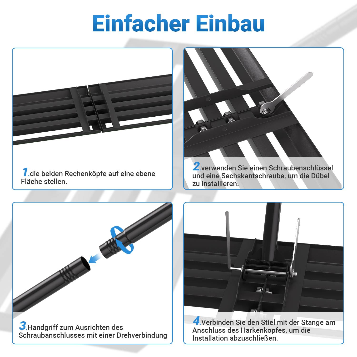 Rasen Rakel Abziehschiene Abziehleiste Abziehbrett Rasenabzieher 75x25cm