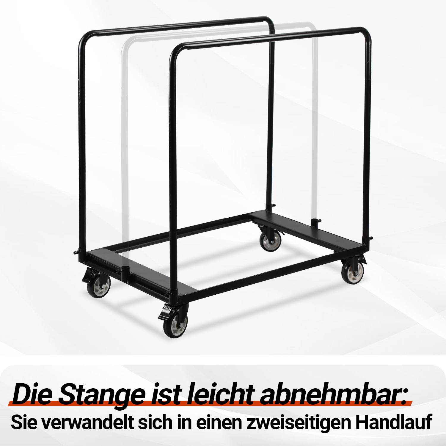 Plattenwagen Trolley Plattenroller Transportwagen Gipskartonplatten Plattenkarre bis 680KG