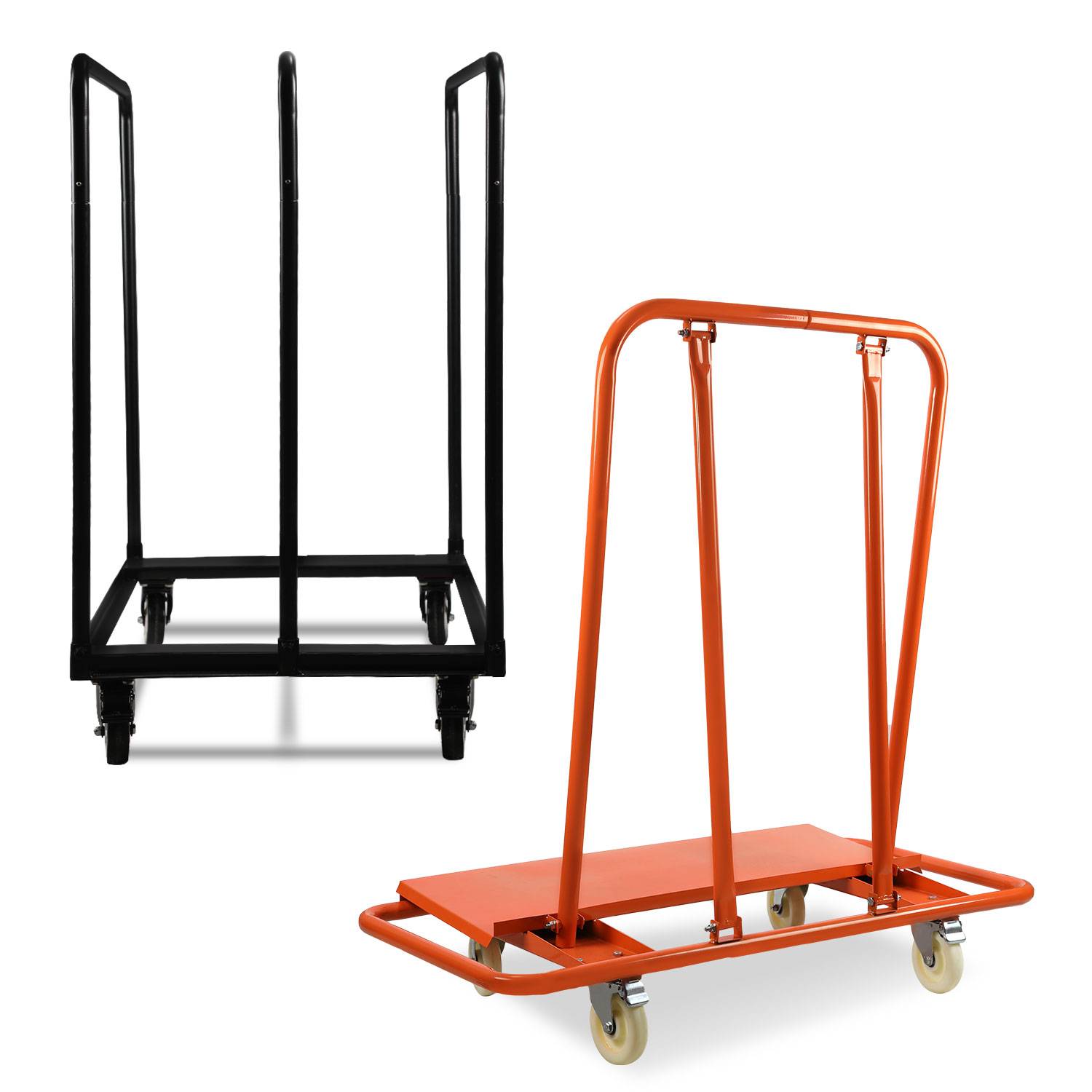 Plattenwagen Transportwagen für Platten Türen Fenster bis 1000Kg Orange