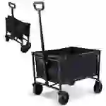 Bollerwagen Faltbar Gartenwagen Handwagen für Einkaufen, Camping Garten mit klappbarer Seitenwand bis 80 kg Bollerwagen Faltbar Gartenwagen Handwagen für Einkaufen, Camping Garten mit klappbarer Seitenwand bis 80 kg