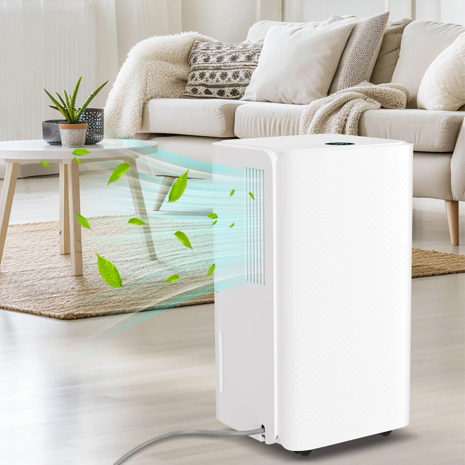 Luftentfeuchter Lufttrockner 26L/Tag 4.3L-Tank mit WIFI & App, Raumentfeuchter 43dB, mit Wassertank Dehumidifier