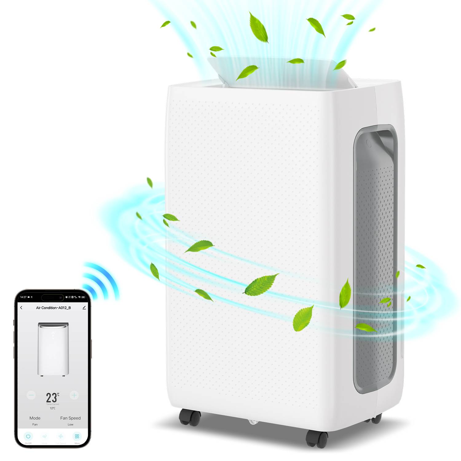 Luftentfeuchter 26L/Tag mit WIFI & App Lufttrockner, 20m²-25m², mit Wassertank Dehumidifier, 24H Timer Entfeuchter, Dehumidifier