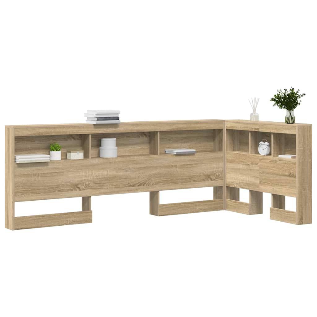 vidaXL Aufbewahrungskopfteil Sonoma-Eiche 75 cm Holzwerkstoff