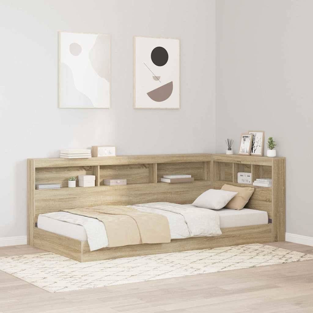 vidaXL Aufbewahrungskopfteil Sonoma-Eiche 75 cm Holzwerkstoff