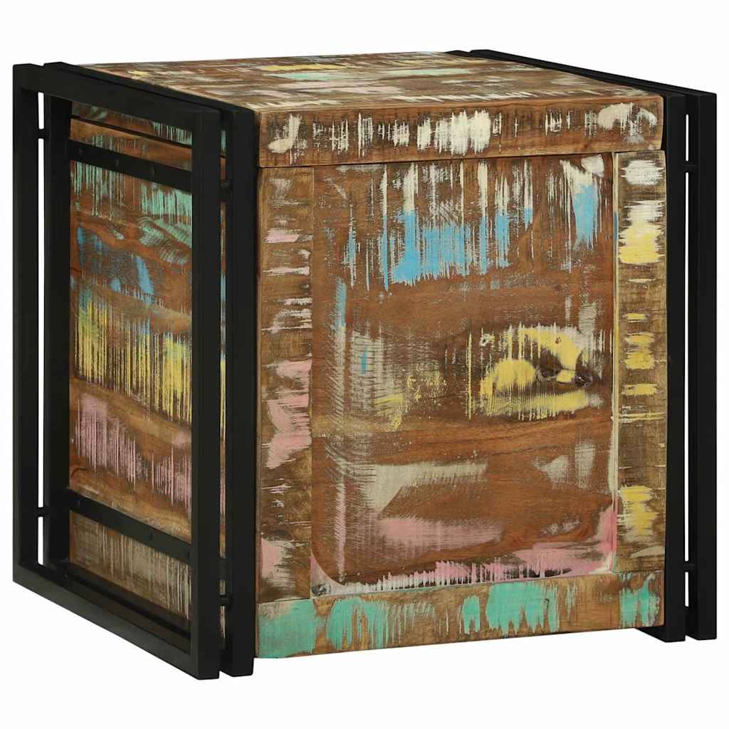 vidaXL Aufbewahrungsbox 50 x 50 x 50 cm Massives upgecyceltes Holz