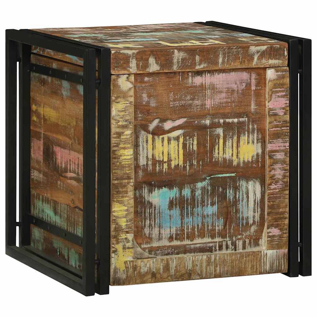 vidaXL Aufbewahrungsbox 50 x 50 x 50 cm Massives upgecyceltes Holz