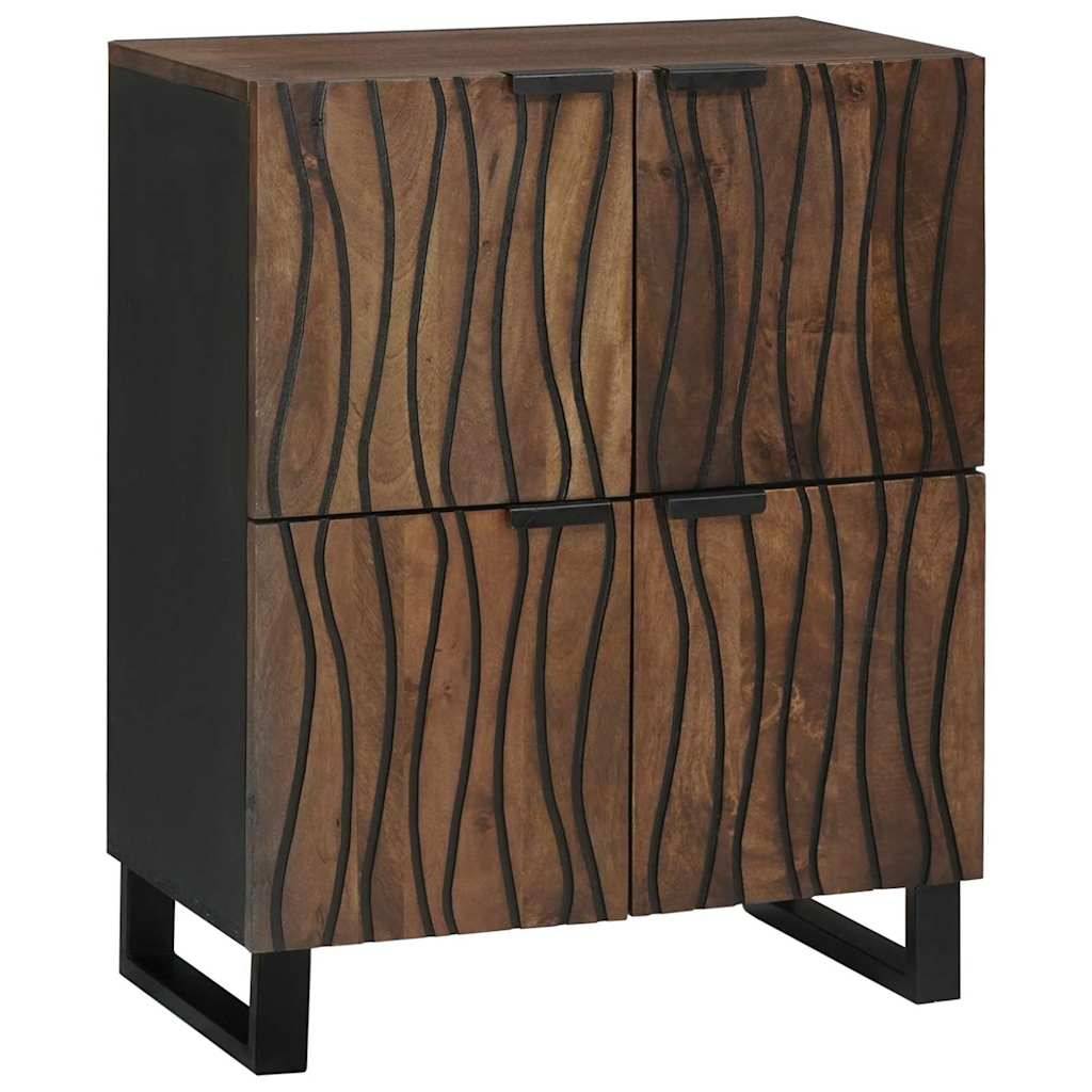 vidaXL Medienlagerungsschränke & Regale Braun 60 x 33.5 x 75 cm