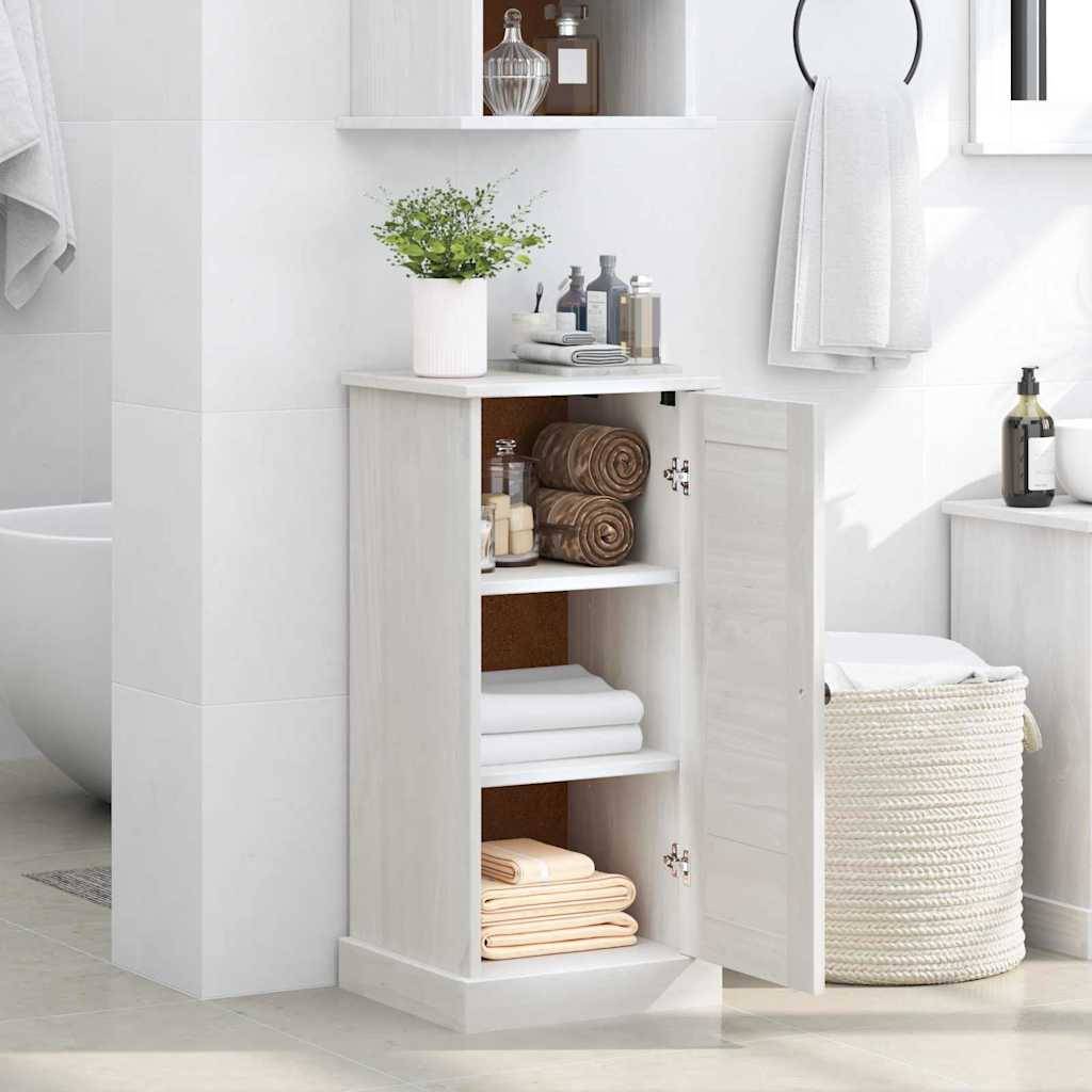 vidaXL Badezimmerschrank VIGO Weiß und Antikweiß 37,5 x 34 x 80 cm