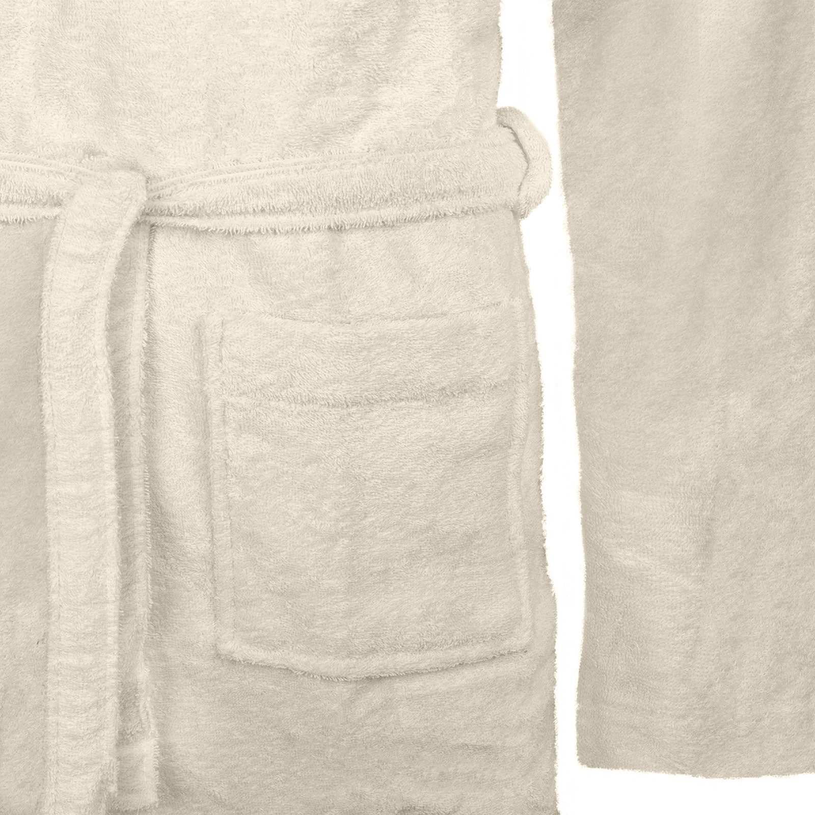 vidaXL Bademantel KINN Creme S Baumwolle