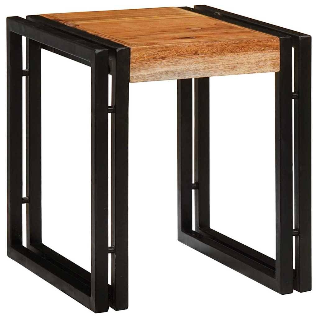 vidaXL Nestingtisch 3 pcs Massivholz Akazie und Metall