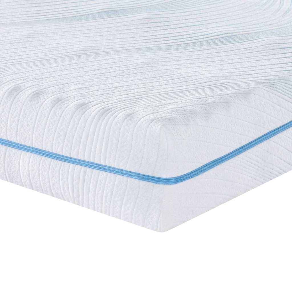 vidaXL Matratze Weiß 180 x 200 cm Jacquard-Stoff