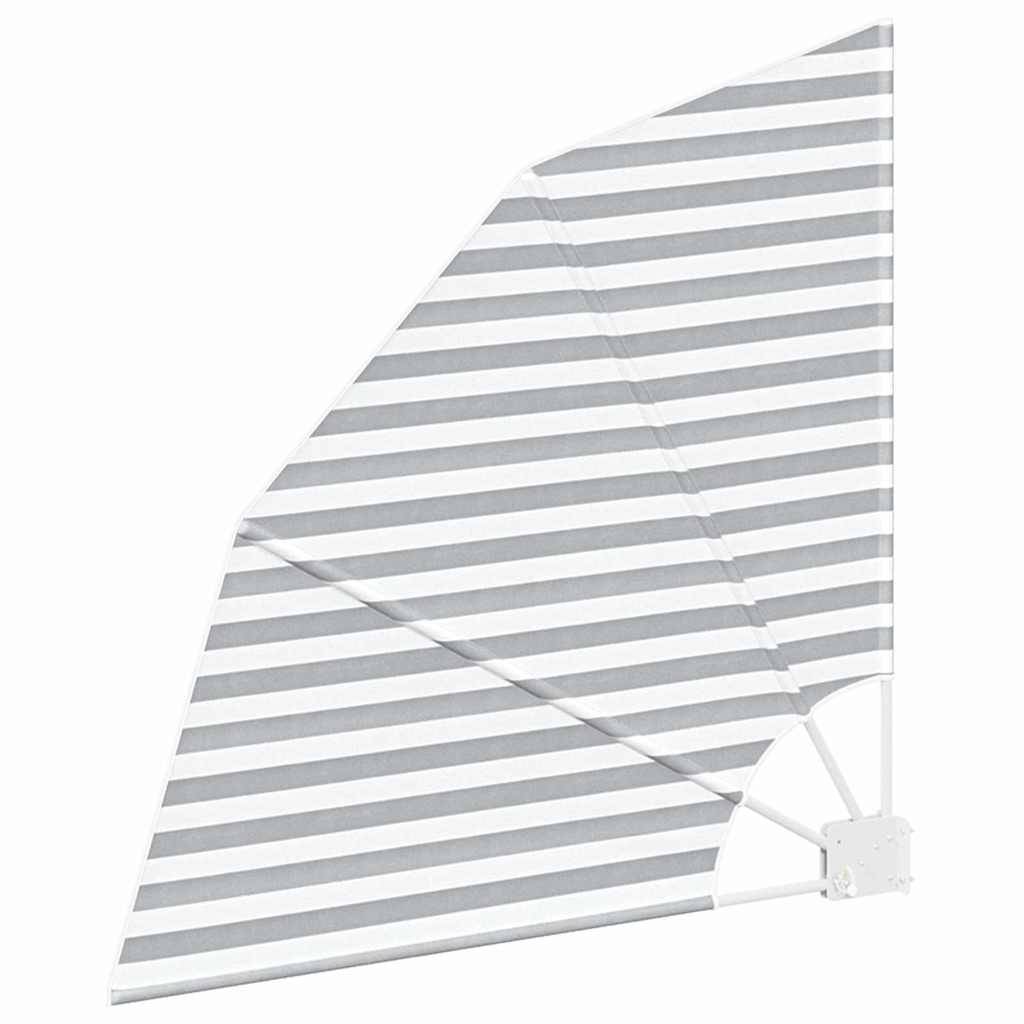 vidaXL Balkon Sichtschutz Anthrazit und Weiß 115 x 115 cm Polyester